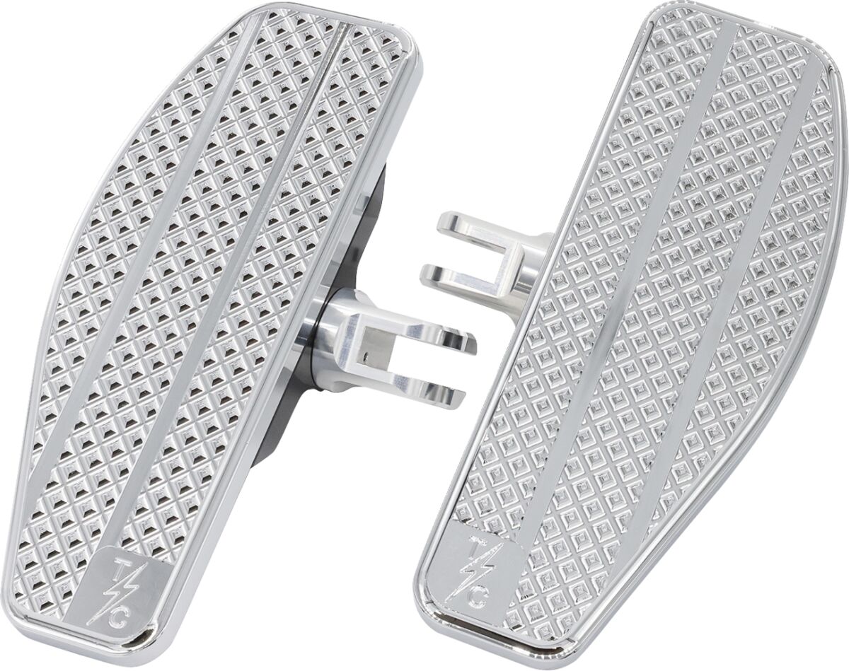 Mini Floorboards, Chrome - 94+ Harley Mount Floorboards Thrashin Supply Co. Default Title