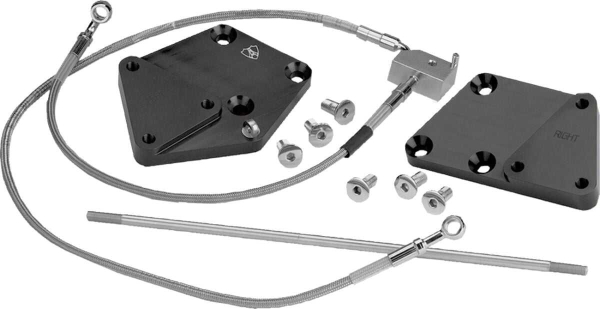 3" Forward Control Extension Kits - 11-17 Softail w/ ABS Foot Controls Accessories Arlen Ness Default Title