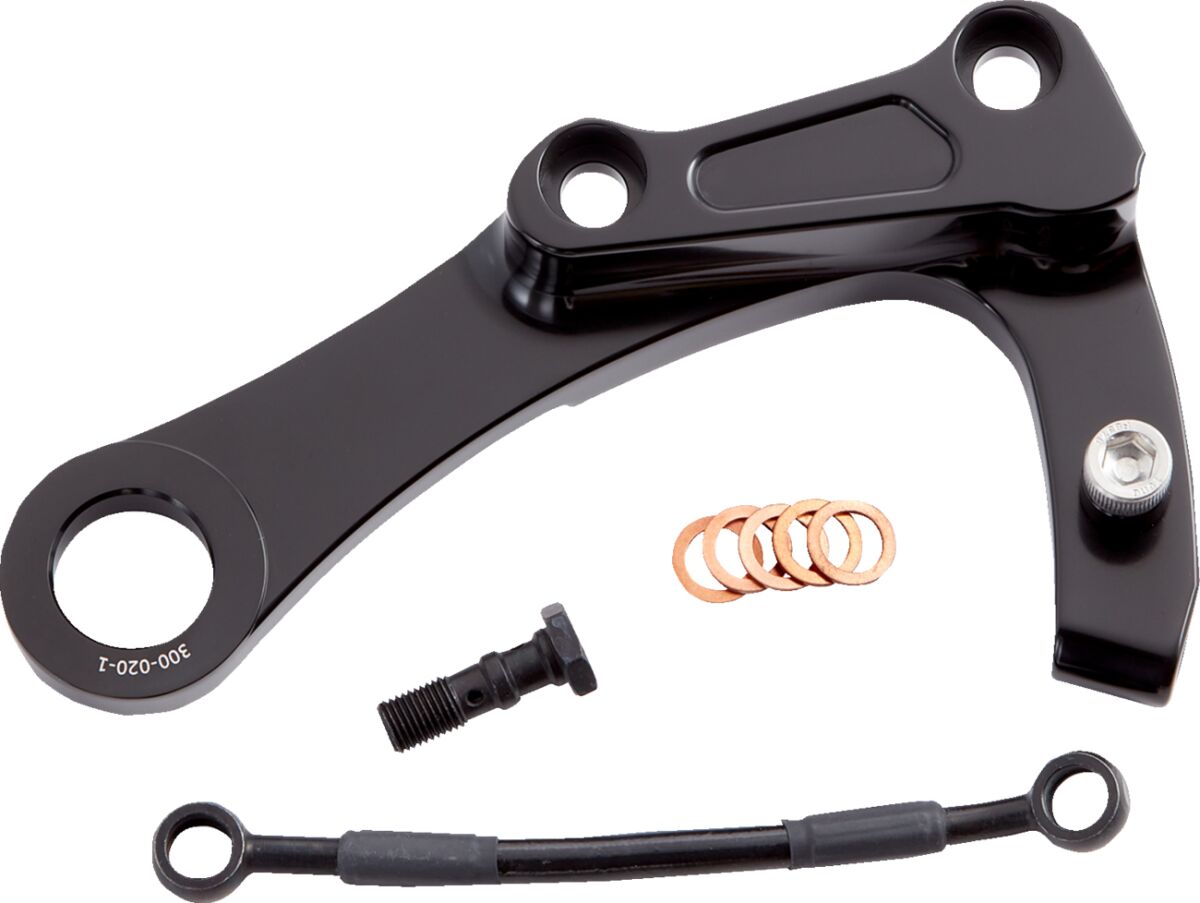 Rear Brake Caliper Bracket Kit - 18+ Softail Brake Caliper Mount Arlen Ness