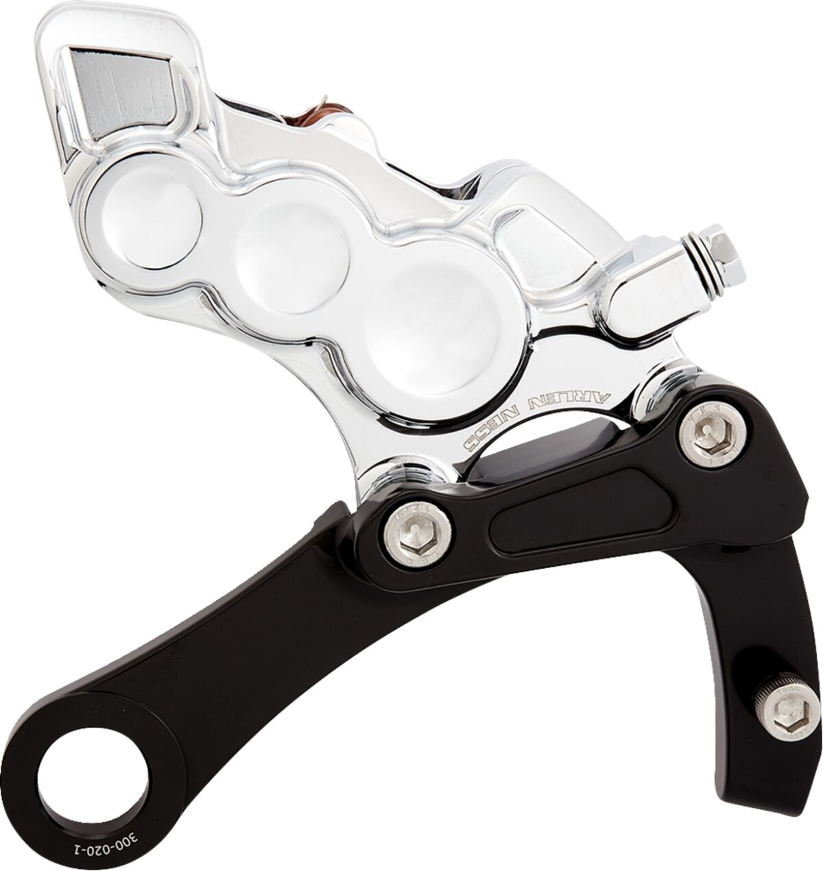 Rear 6-Piston Brake Caliper Kit, Chrome - 18+ Softail Brake Calipers Arlen Ness Default Title