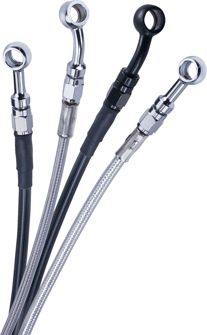 +6 Brake Line Upper, Stainless Steel - 23-24 Road Glide CVO Brake Line Barnett Default Title