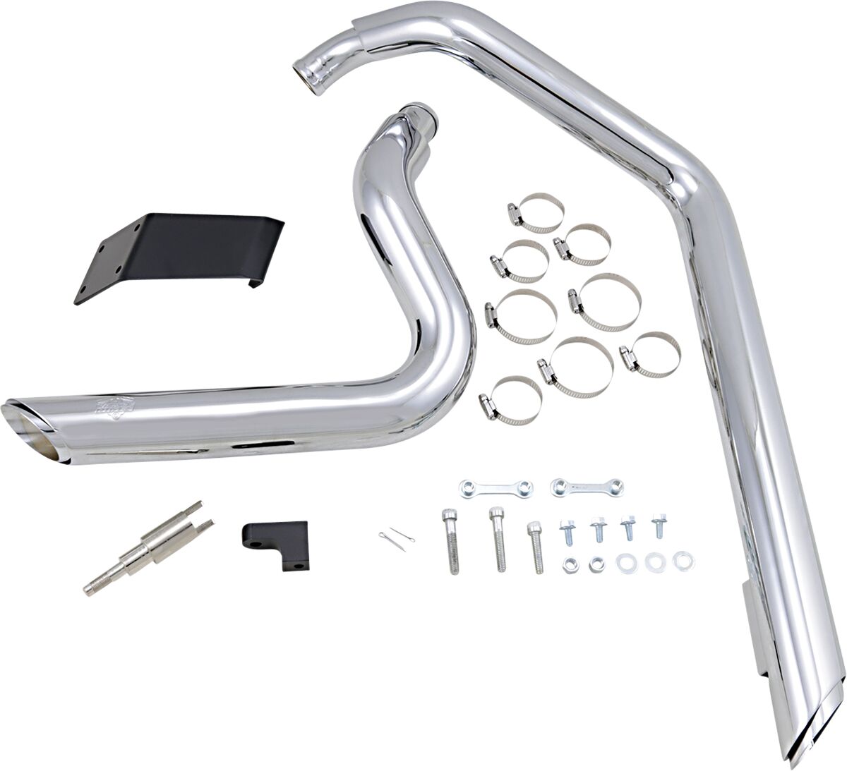 Shortshots Staggered Exhaust, Chrome - 99-03 Sportster Full Exhaust System Vance & Hines