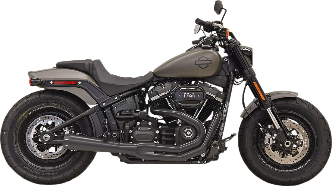 Road Rage III 2:1 Exhaust System, Black 18-21 Fat Bob & Slim Full Exhaust System Bassani Xhaust Default Title