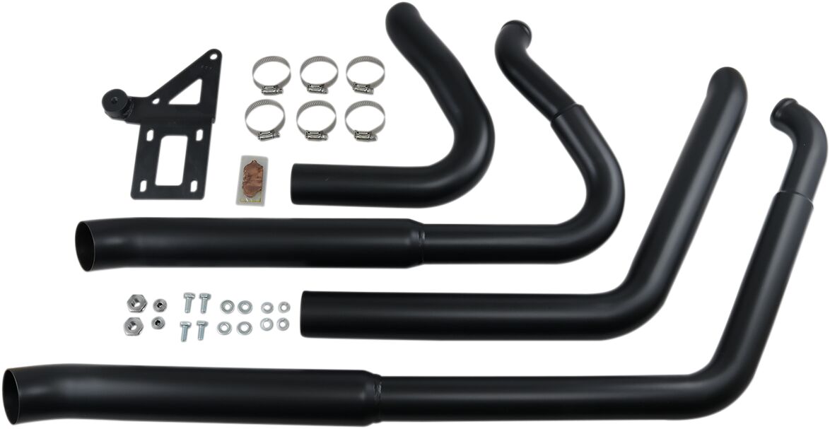 Exhaust System Pro Street Turn Out Black Bassani Xhaust