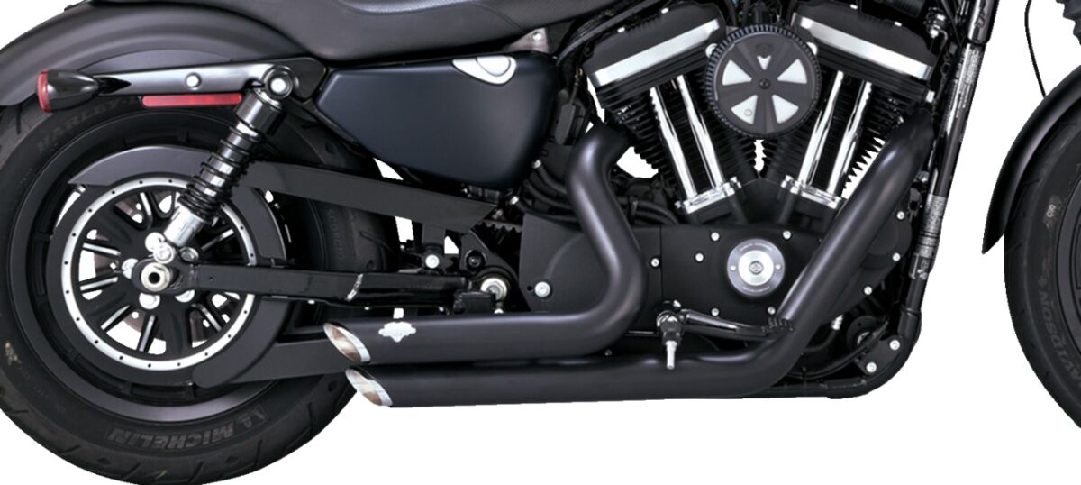 Exhaust S Sht Stag Blk.Xl Vance & Hines
