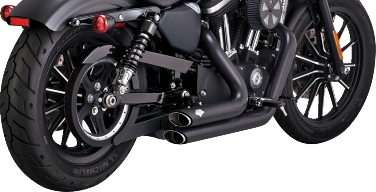 Exhaust S Sht Stag Blk.Xl Vance & Hines