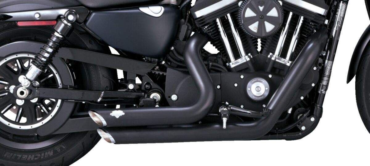Exhaust S Sht Stag Blk.Xl Vance & Hines