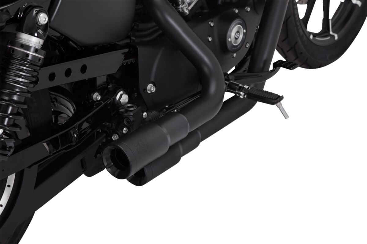 Exhaust Mini Grenades 04 13 Xl Matte Black Vance & Hines