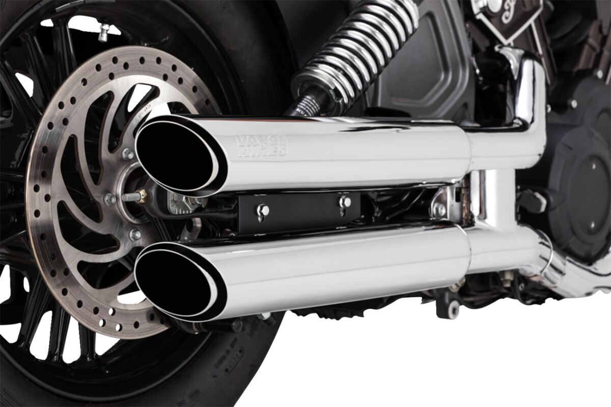 Mufflers 3"Chr.Ts.Scout Vance & Hines