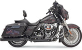 True Dual Down Under Exhaust System, Black - 09-16 Touring Full Exhaust System Bassani Xhaust Default Title