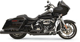 True Dual Down Under Exhaust System, Black - 17-24 Touring Full Exhaust System Bassani Xhaust Default Title