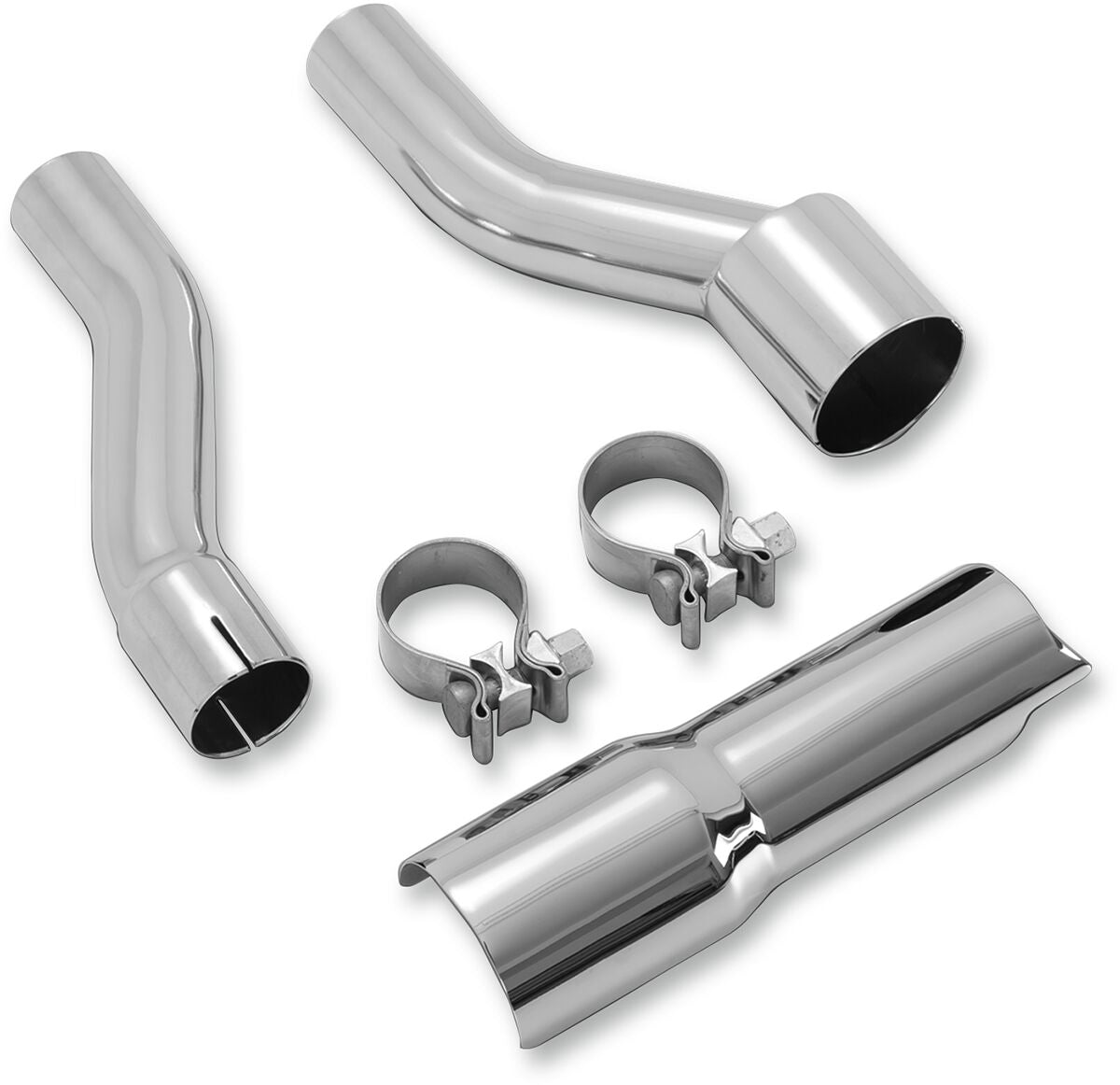 Adaptor Kit Exhaust, Chrome - 17-22 Tike Exhaust Accessories Vance & Hines