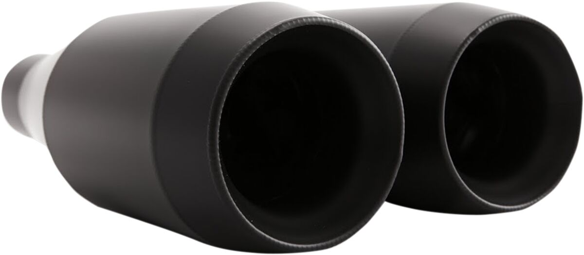 Slip-On Muffler, Black - Scout Slip-On Exhaust Trask Performance