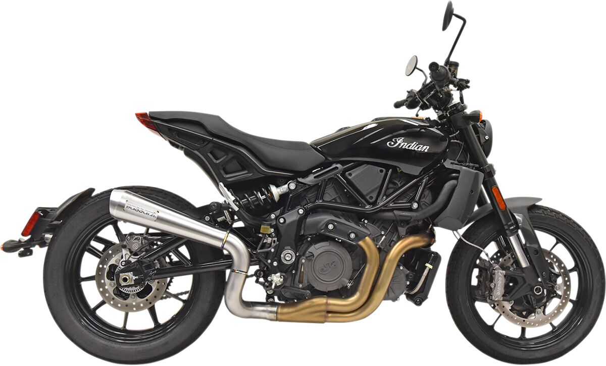 4" High Mount Short Megaphone Muffler System - 19-21 FTR 1200 Full Exhaust System Bassani Xhaust Default Title