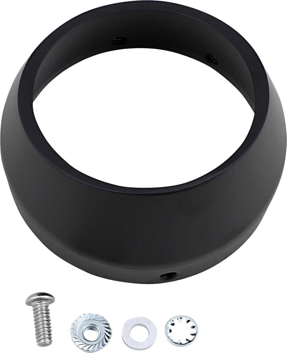 End cap Black Slash Cut Optional Exhaust End Cap Bassani Xhaust Default Title