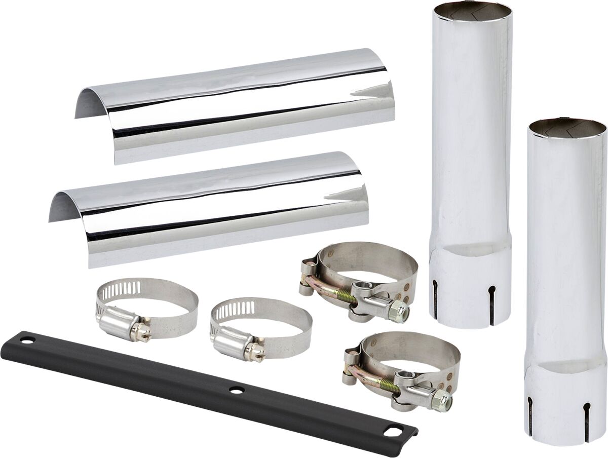 Down-N-Out Exhaust & Heat Shield Extension Kit Exhaust Heat Shields Arlen Ness Default Title
