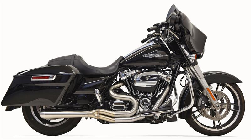 Road Rage III 2:1 Exhaust System - Touring Full Exhaust System Bassani Xhaust Stainless Milwaukee 8 - 17+ Touring