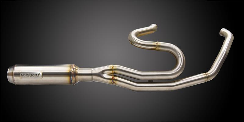 Mid-Lenght 2:1 Super Bike System - 17+ Touring Full Exhaust System Bassani Xhaust Stainless