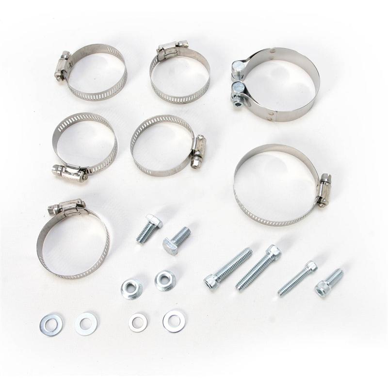 Road Rage 2:1 Exhaust System For Floorboards, Chrome - FXR Full Exhaust System Bassani Xhaust