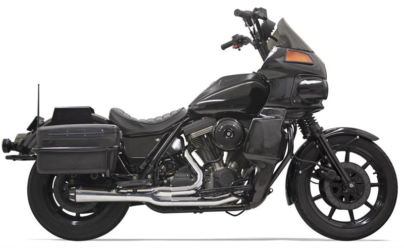 Road Rage 2:1 Exhaust System For Floorboards, Chrome - FXR Full Exhaust System Bassani Xhaust