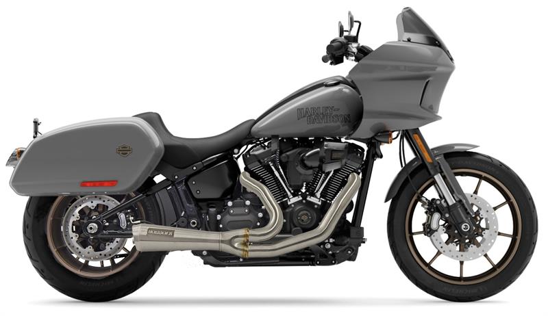 Short "Ripper" 2:1 Exhaust System - 18+ Softail Full Exhaust System Bassani Xhaust Stainless 18-21 FLSB & 22+ FXLRST