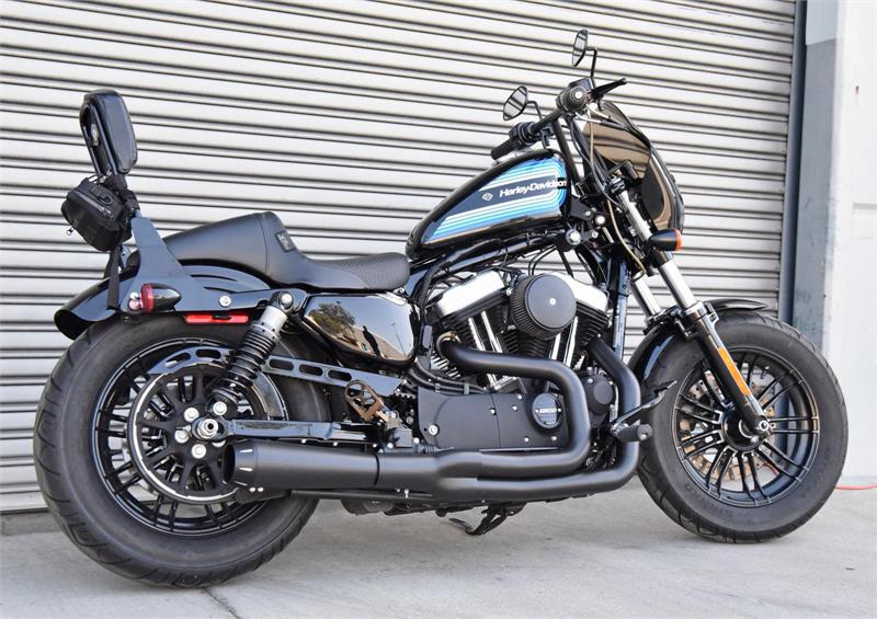 Road Rage II Mega Power 2:1 Exhaust System - 04+ Sportster Full Exhaust System Bassani Xhaust