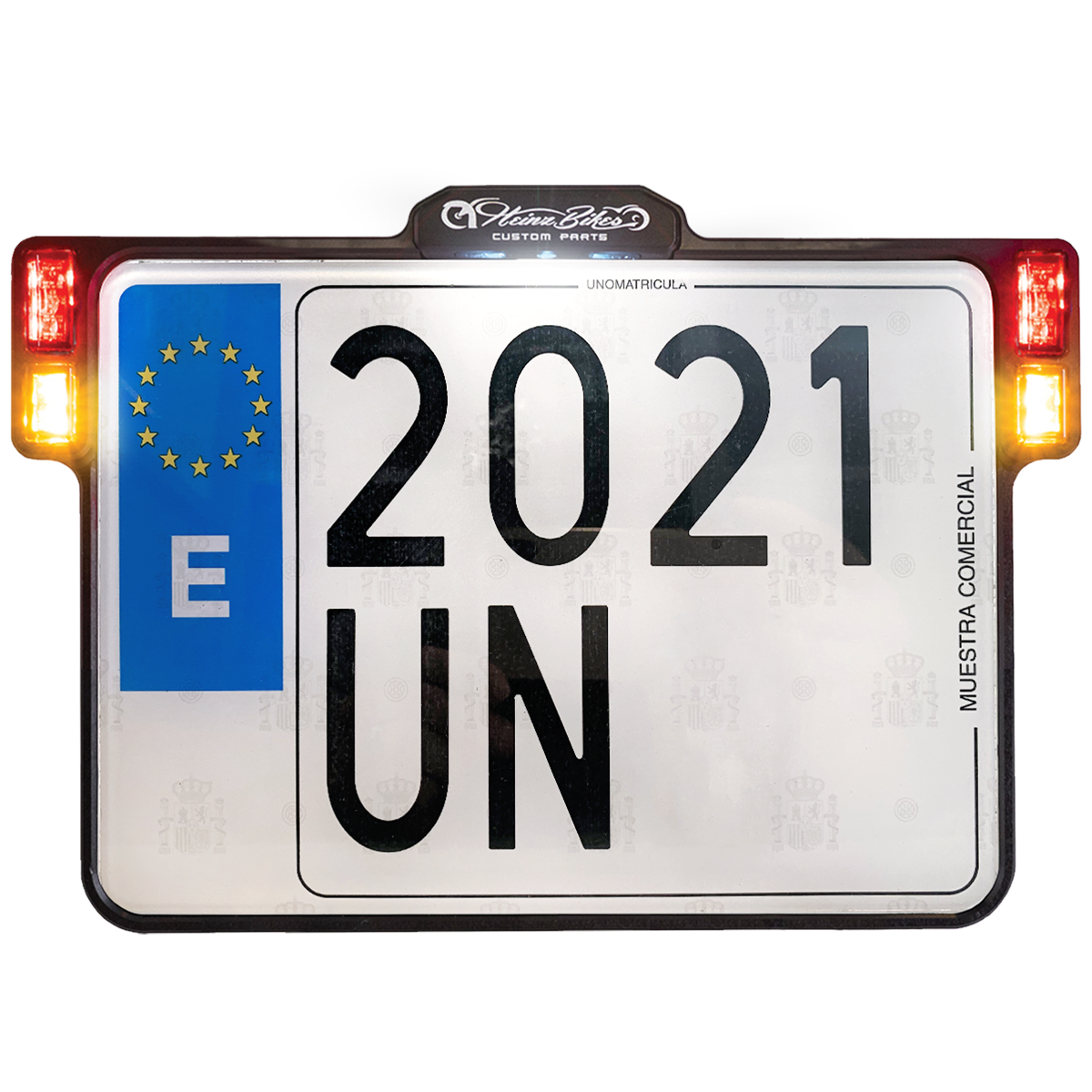 License Plate Holder 3-in-1 - ECE License Plate Heinz Bikes Spain