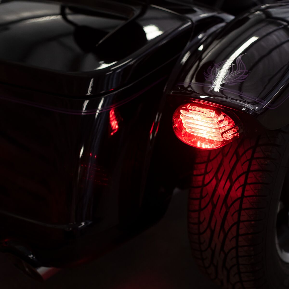 ProBeam Squareback Led Taillight, Smoked - 99+ Taillight Custom Dynamics