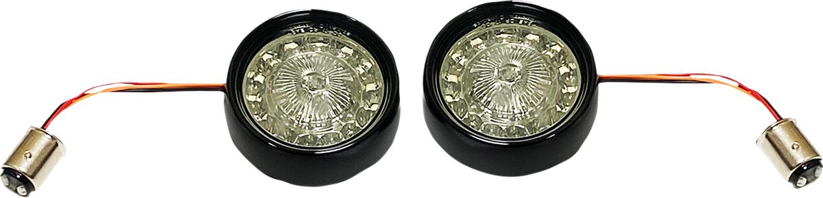 Turn Signal Insert, Black - 07+ Sportster & Dyna & Softail & Touring Turn Signals Custom Dynamics Default Title