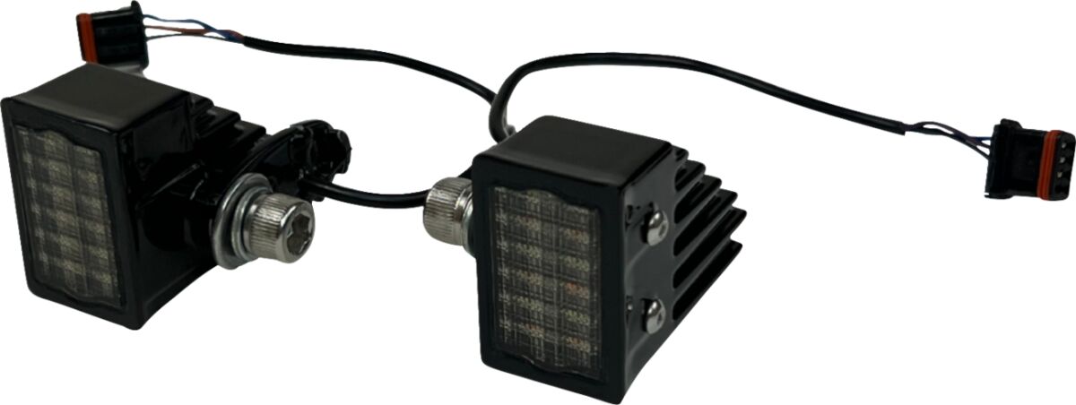 Low Rider ST High-Performance Led Front Turn Signal, Gloss Black - 22-25 Softail Low Rider ST Turn Signals Custom Dynamics Default Title