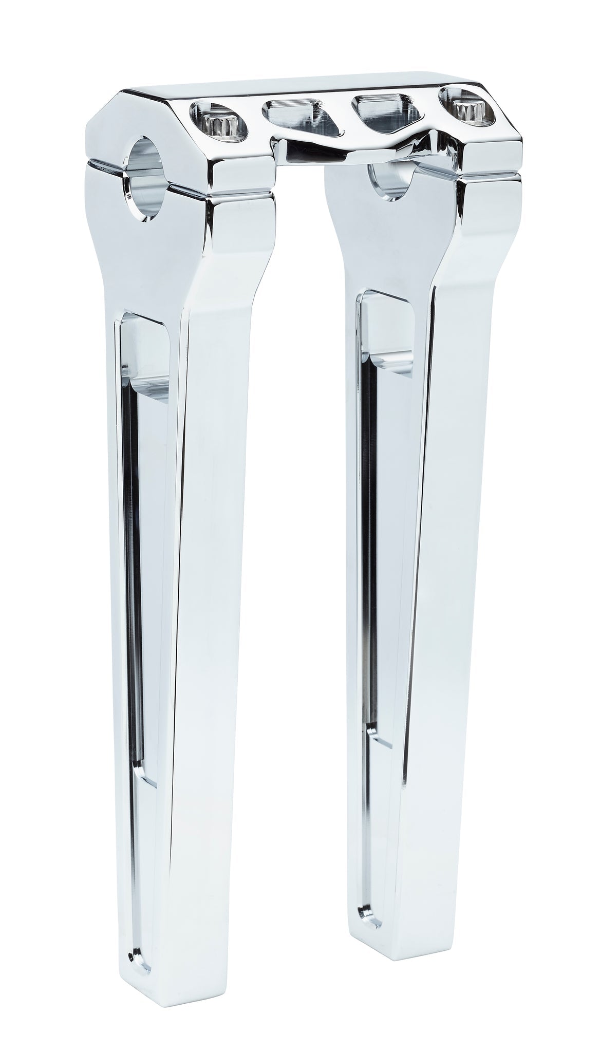 Performance Risers Straight Risers LA Choppers Chrome 10" 1"
