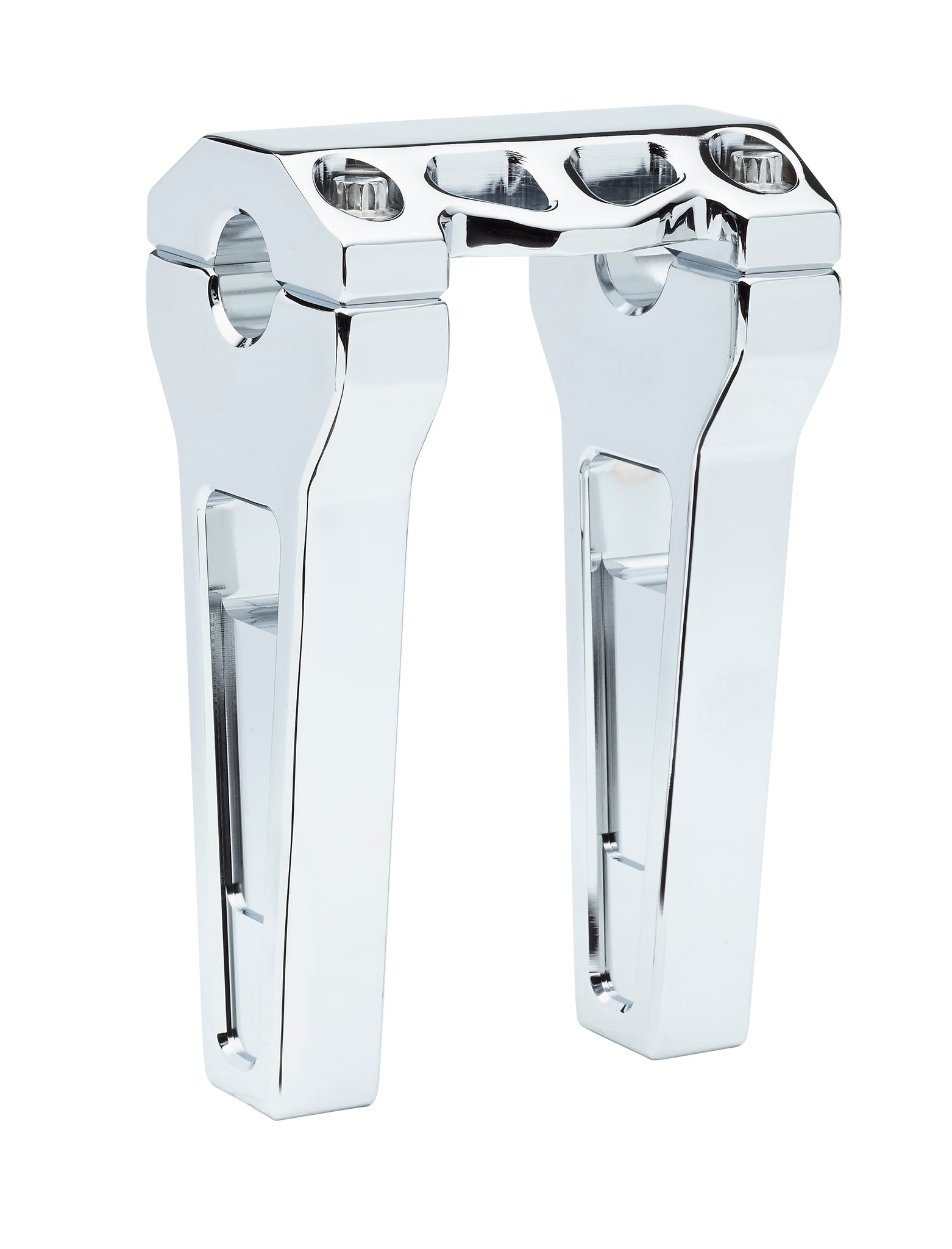 Performance Risers Straight Risers LA Choppers Chrome 6" 1"