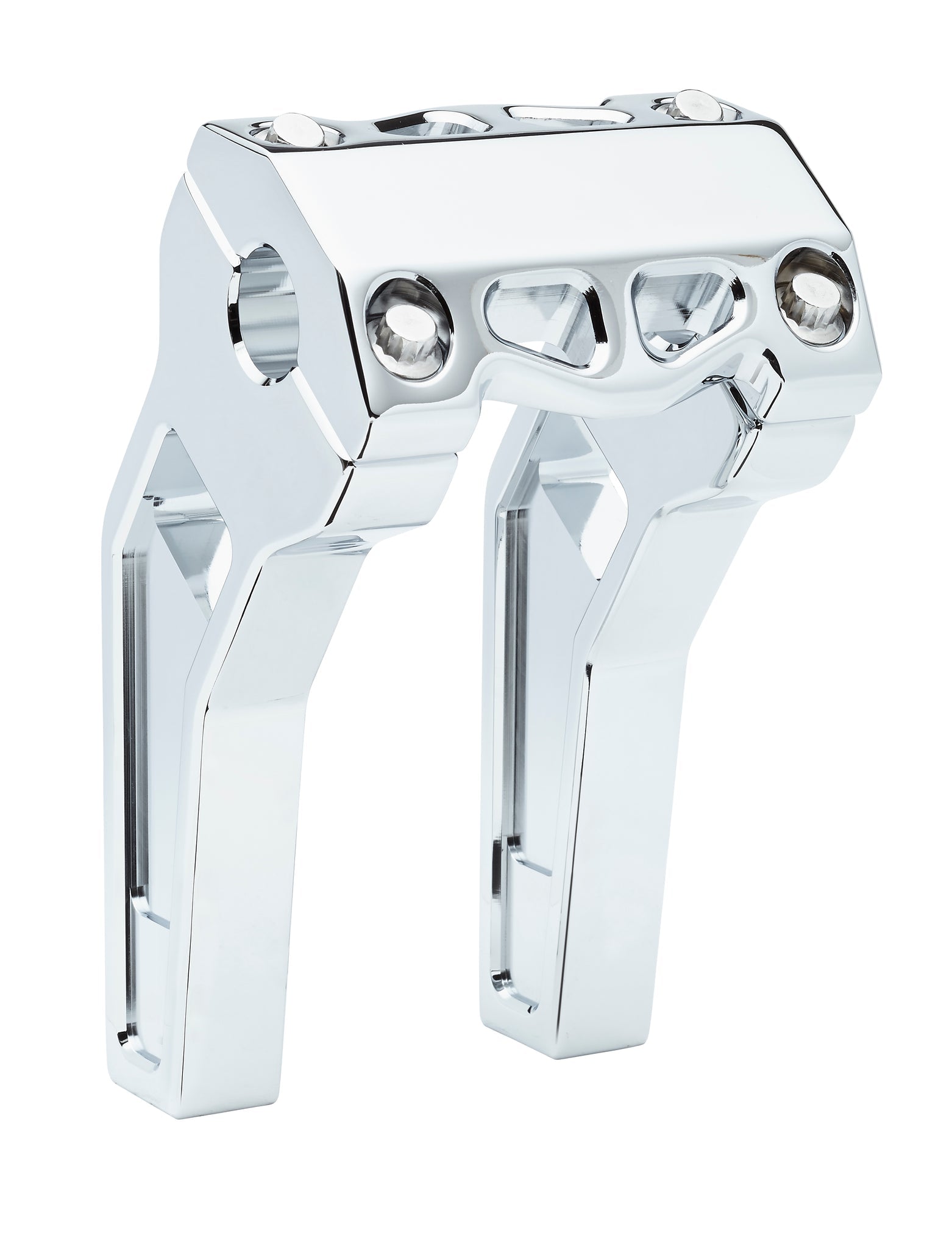 Performance Risers PullBack Risers LA Choppers Chrome 6" 1"