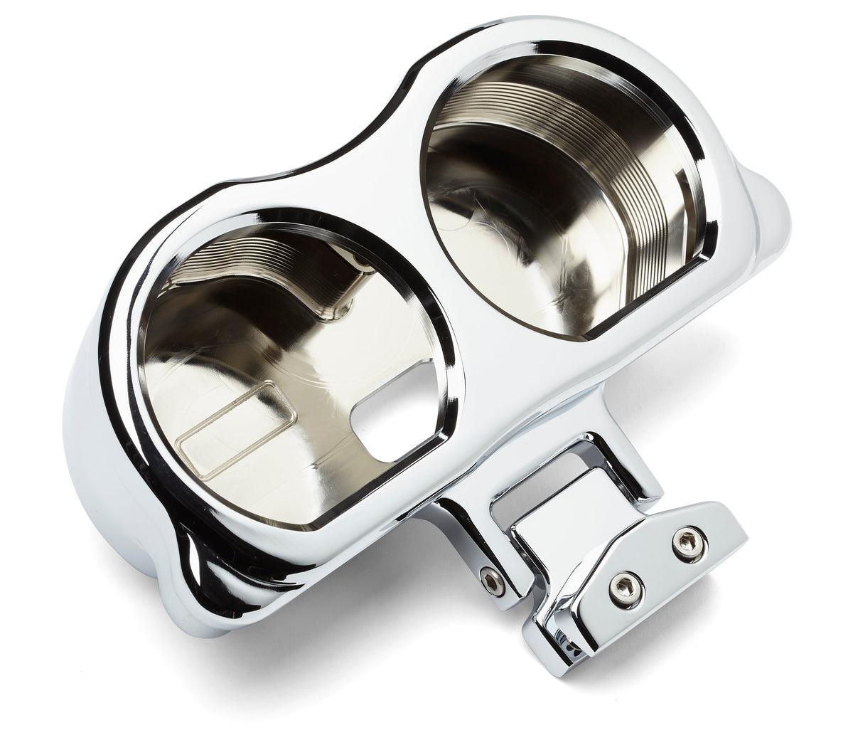 Performance Riser Gauge Mount - 14+ Road Glide Gauge Mount LA Choppers Chrome