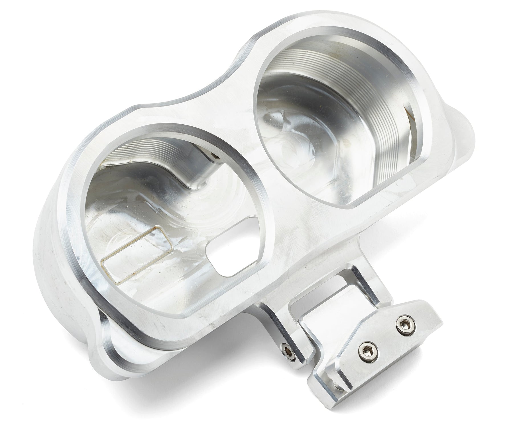 Performance Riser Gauge Mount - 14+ Road Glide Gauge Mount LA Choppers Raw