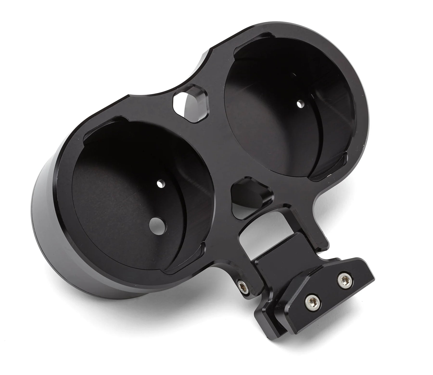 Performance Riser Gauge Mount (Dual) Gauge Mount LA Choppers Black