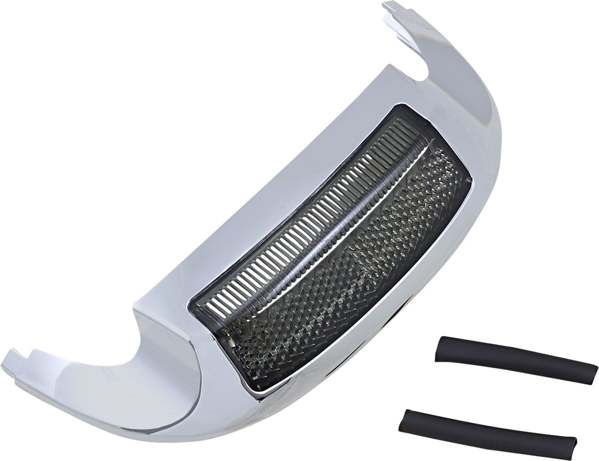 Front Fender Light, Chrome Smoked - 14-24 Touring Front Fender Light Custom Dynamics