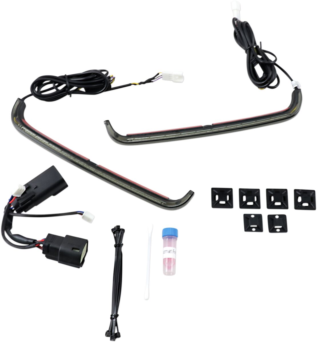 Low Profile H-D Saddlebag Tail Lights, Smoked - 09-13 Touring Taillight & Turn Signals Custom Dynamics Default Title