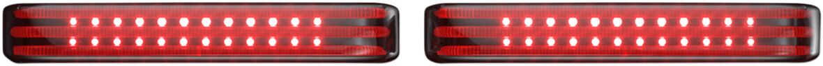 ProBEAM® LED Sequential BAGZ™ Saddlebag Lights, chrome Smoked - 14+Touring Taillight & Turn Signals Custom Dynamics