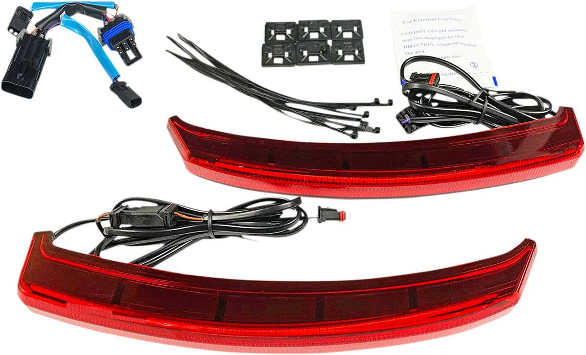 Saddlebag LED Lights, Red - 20+ Indian Taillight & Turn Signals Custom Dynamics Default Title