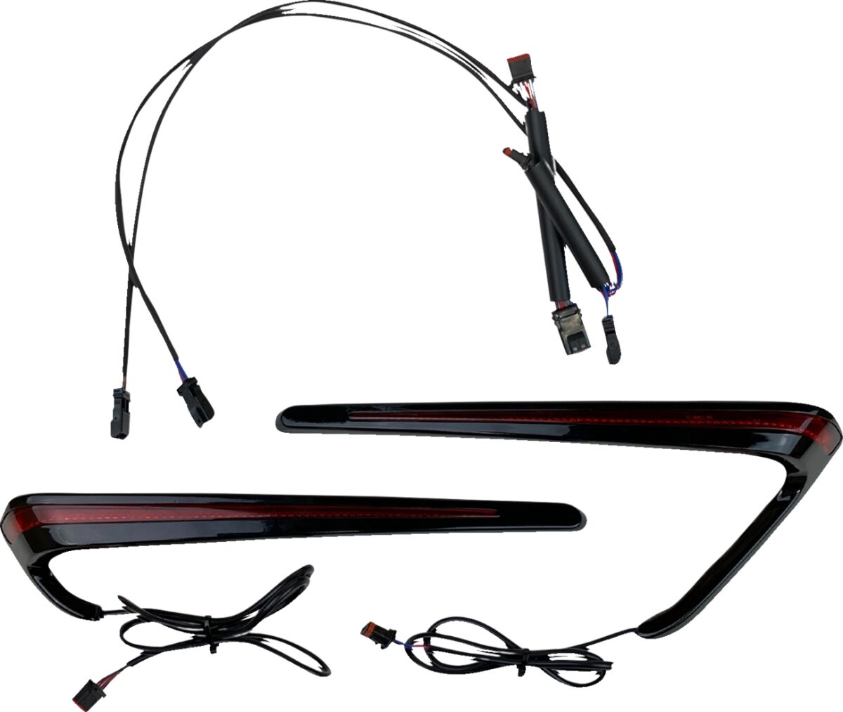 Led Saddlebag Light, Smoked Lens - 22-24 Softail Auxiliary Light Custom Dynamics Default Title