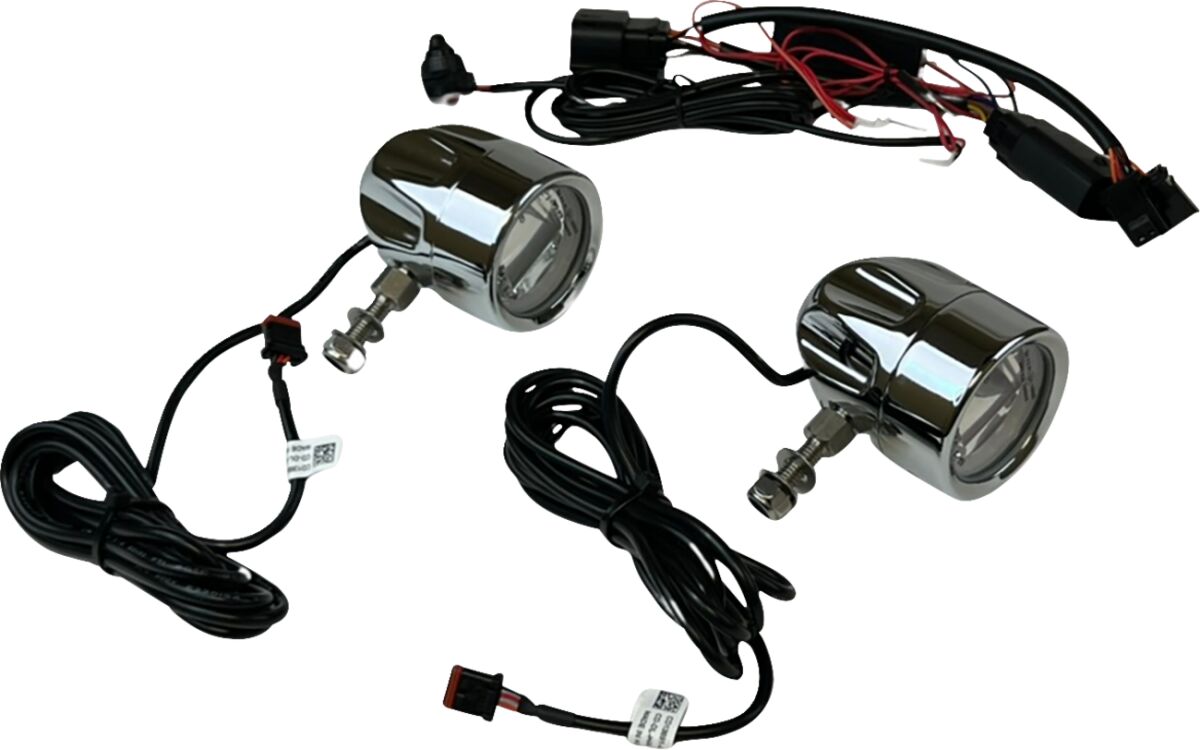 ProBEAM® LED Halo Fog Lamps, Chrome - 23+ Touring Auxiliary Light Custom Dynamics Default Title