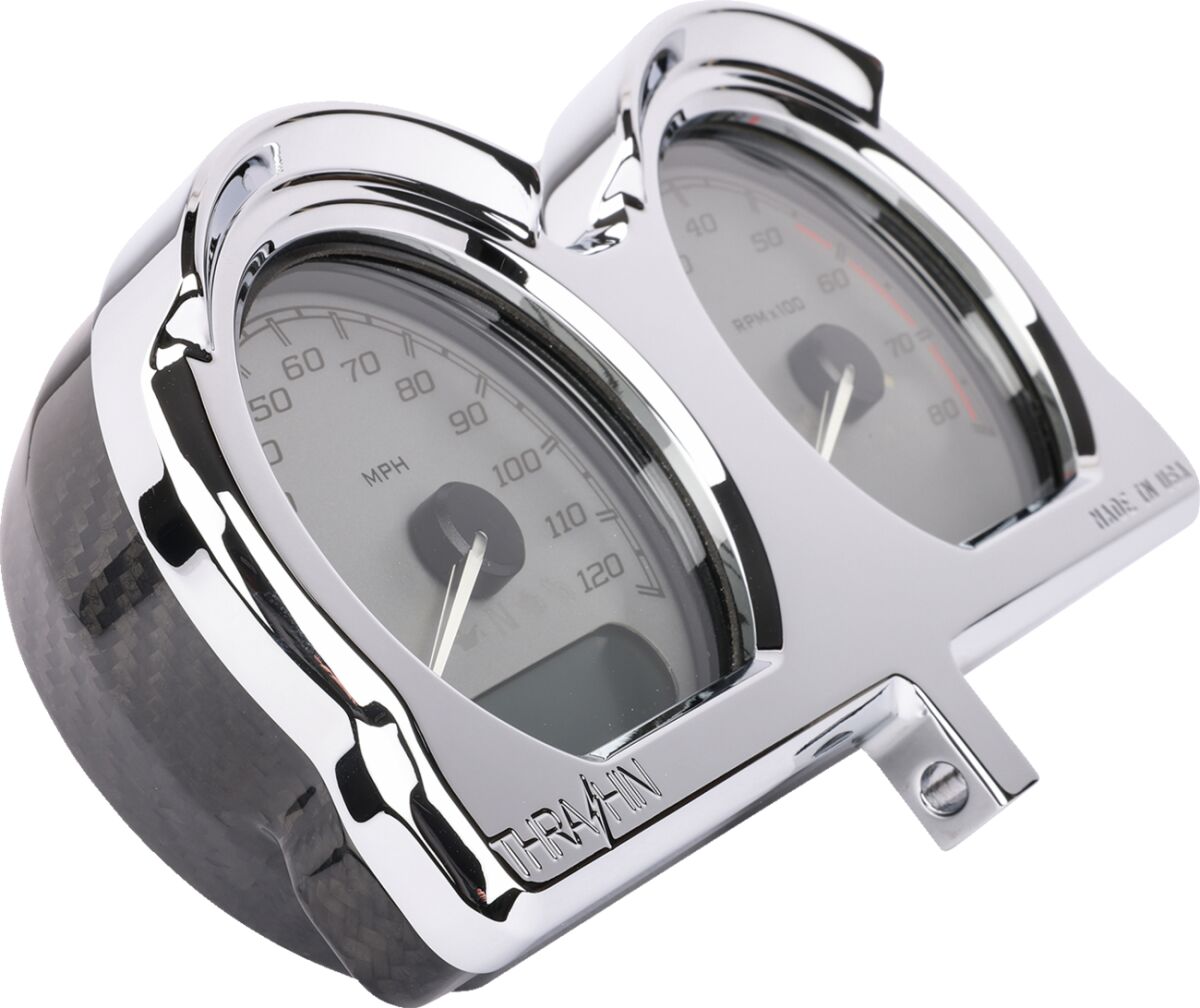 Gauge Relocation - 15+ Road Glide Gauge Mount Thrashin Supply Co. Chrome