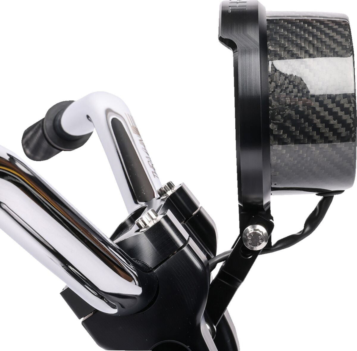 Gauge Relocation - 18+ Softail Gauge Mount Thrashin Supply Co.