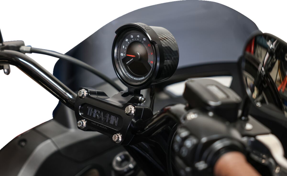 Gauge Relocation - 18+ Softail Gauge Mount Thrashin Supply Co.