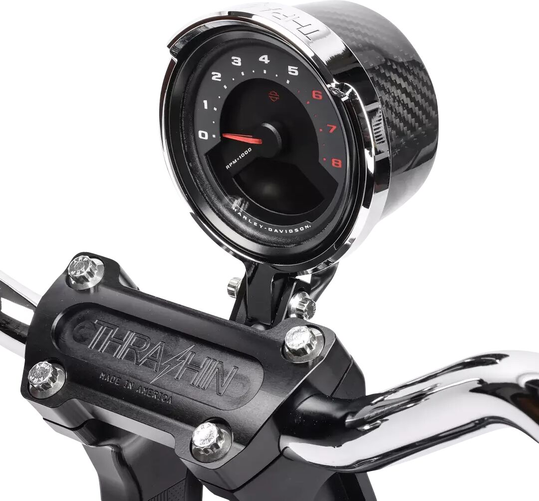 Gauge Relocation - 18+ Softail Gauge Mount Thrashin Supply Co.