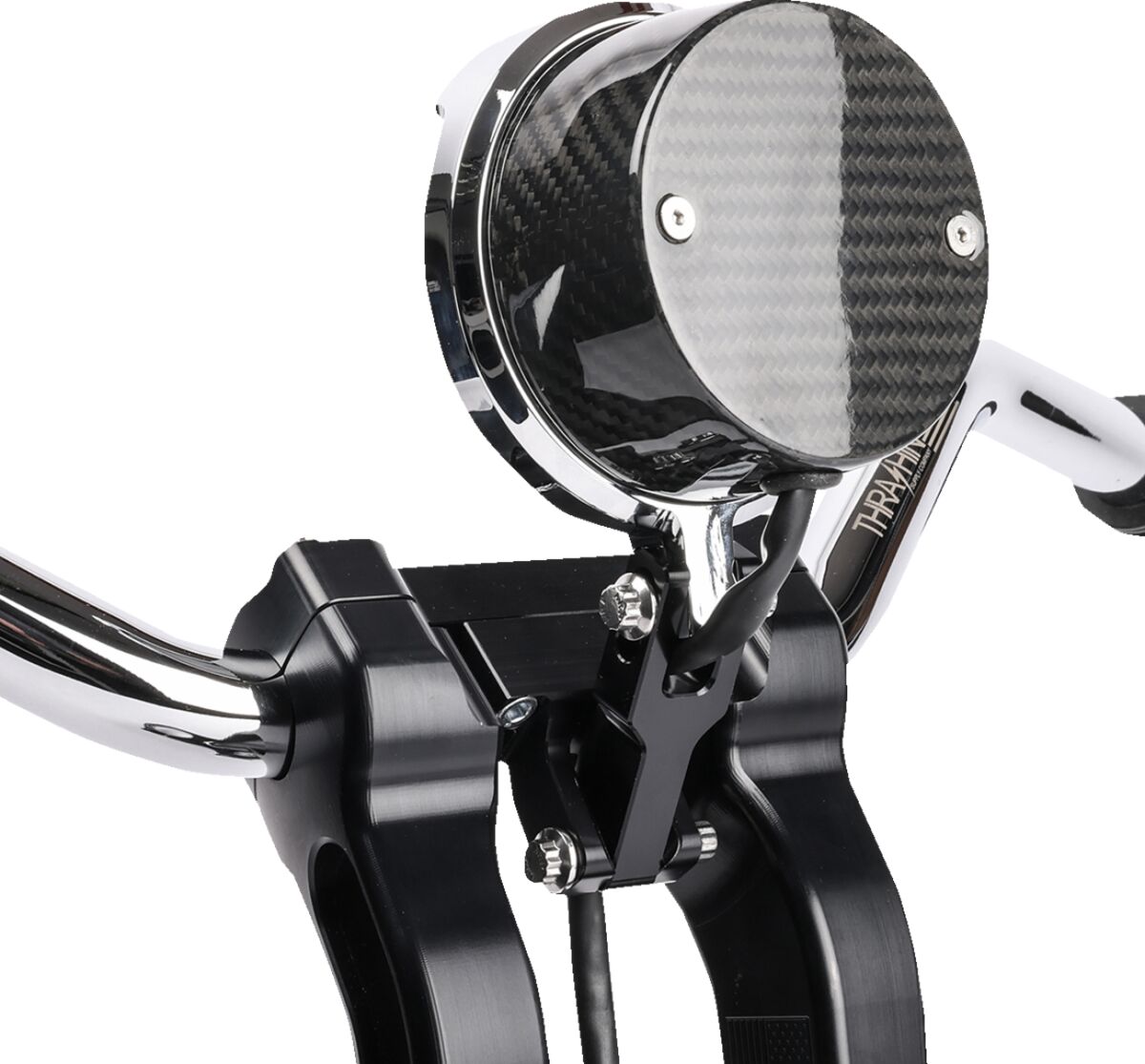 Gauge Relocation - 18+ Softail Gauge Mount Thrashin Supply Co.