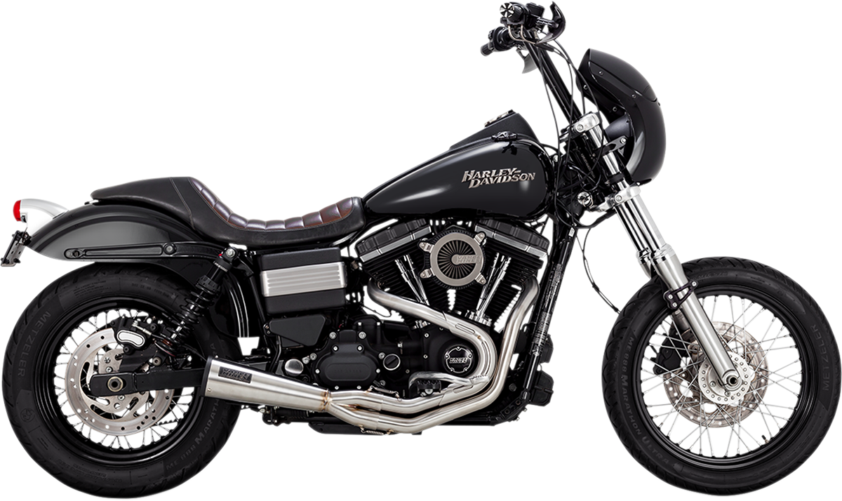 Upsweep 2:1 Exhaust System - Dyna Full Exhaust System Vance & Hines
