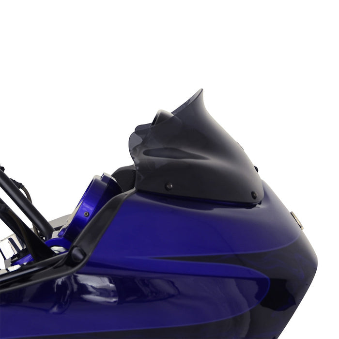 Flare™ Windshield - 98-13 Road Glide Windshield Klock Werks 8" Sport Dark Smoke