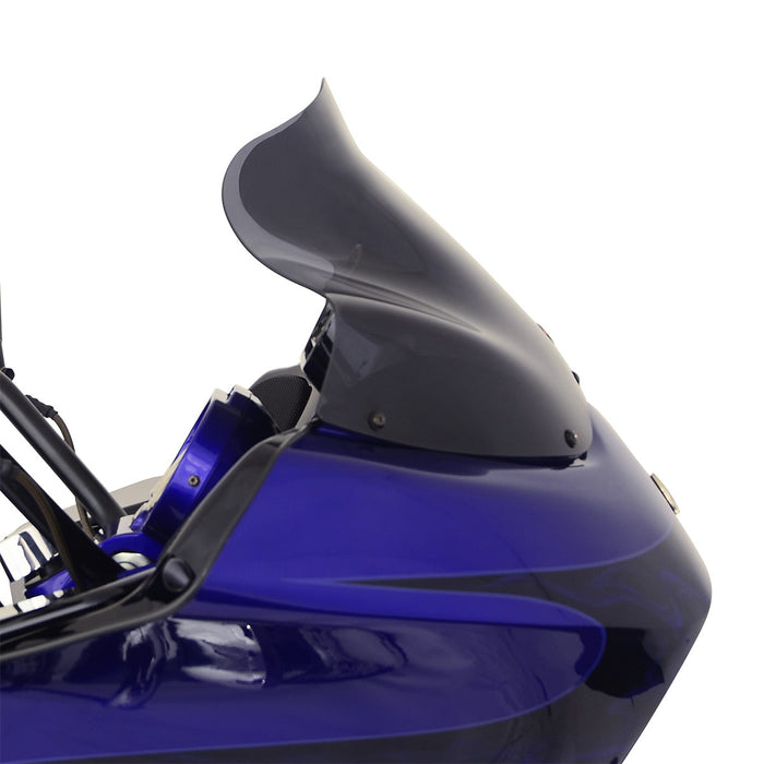 Flare™ Windshield - 98-13 Road Glide Windshield Klock Werks 12" Sport Dark Smoke